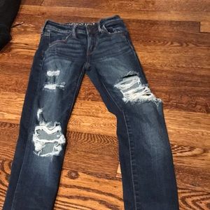 American Eagle ripped jeans